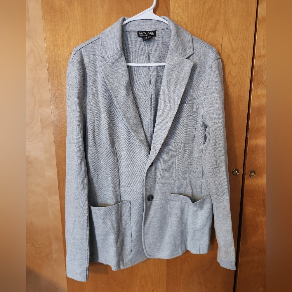 Men's Michael Kors Light Gray Sport Coat Size S